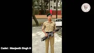 NCC B - CERTIFICATE KHOLNA JODHNA IN HINDI BY CADET MANJEETH SINGH H RJS FGC KORAMANGALA 2022