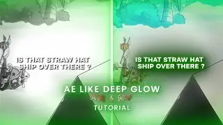 Ae like deep glow text tutorial😱 in alight motion + node video 