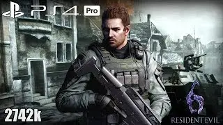 Resident Evil 6 PS4 Pro NO MERCY 2742k Steel Beast Chris 60fps