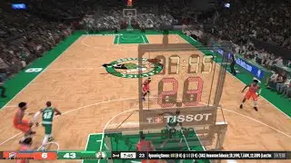 Jayson Tatum get assisted with the behind the back pass by Lamar Stevens
