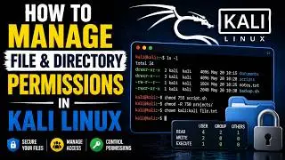 How to Manage file and directory permissions in Kali Linux