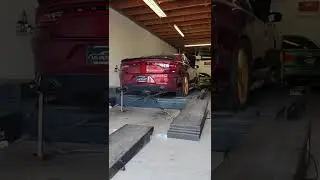 2018 Dodge Charger 392 procharged on Mustang dyno