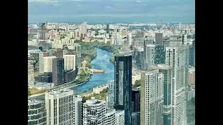 Большой Сити взгляд с 62 этажа Москва-Сити Сентябрь 2023