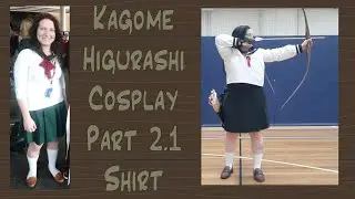 Kagome Higurashi Cosplay, Simplicity 8160, Part 2.1: Shirt
