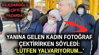 The Kılıçdaroğlu couple at the market! A woman approached them and said while posing for a photo:...