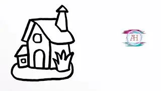 #howtodraweasy House #easyhousedrawing #cutehouse