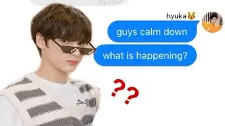 txt and skz texts: what is hyuka doing...? pt 2
