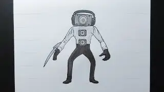 How to draw Boombox Man