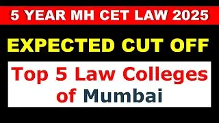 Expected Cut off of TOP Law Colleges through MHCET LAW 2025  #mhcetlaw