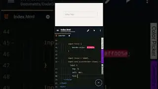 Floating Label Input Field – Easy CSS Animation Tutorial! 🚀