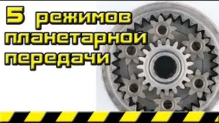 5 modes of the planetary gearset