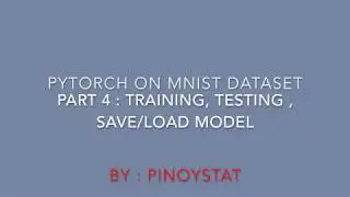 Building a Python  Neural Network Image Classification Part 4 :Train,Test,Save & Load Model