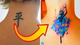 Когда Позорную Татуировку Смогли Перекрыть и Сделать Произведением Искусства