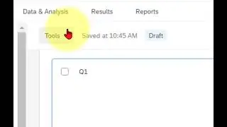 Qualtrics - How to reorder your question numbers after making changes to your survey