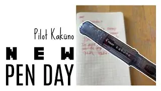 New Pen Day: Pilot Kaküno Family Series Papa - FINE. Iroshizuku Momiji