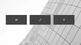 Responsive Contact Information Section Hover Effects Using HTML and CSS