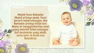 Islami❗#40Rangkaian Nama Bayi Laki-Laki Seumur Hidup dan Artinya