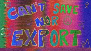 cant export nor save - official visualizer