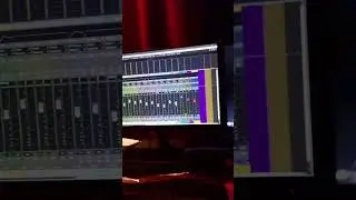 Behringer Bcf2000 digital mixer. Mixing time 