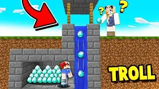 Zrobiłem TROLL Studnię Szczęścia i Ukradłem DIAMENTY Mojej DZIEWCZYNIE w Minecraft!