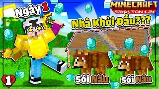 Mình Bắt Đầu Hành Trình Sinh Tồn Với Rất Nhiều Kim Cương Và Bất Ổn Ở Trong Minecraft Sinh Tồn 1.21