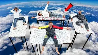 Crazy XYZ New VIdeo : 24 Hours on World’s Highest Bed Challenge 🛏️ | खतरनाक ऊँचाई!