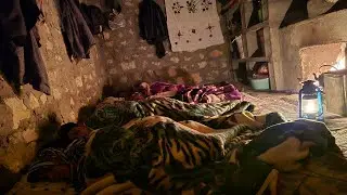 🌧🌃🍂☔️IRAN nomadic life | A rainy night in the mountain nomadic life | Nomadic lifestyle of iran