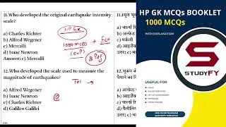 P1-Disaster Management MCQs || Disaster Management important MCQs for Allied HPPSC || On Your Spe