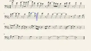 Bluecoats 2017 Baritone solo transcription