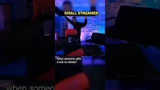 Twitch Streamers React to Donations #smallstreamer #shorts