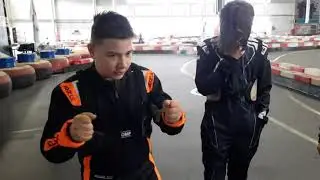 Академия картинга RUMOS RACING. Занятия с учениками на треке