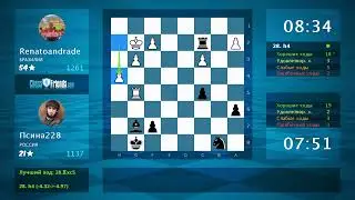 Chess Game Analysis: Renatoandrade - Псина228 : 0-1 (By ChessFriends.com)