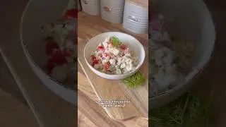 Your staple summer salad 🥗 Recipe below👇🏼 #plantbasedrecipes #summerrecipes #plantbaseddiet
