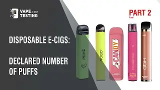 Disposable e-cigs: declared puffs number real or not? Part 2
