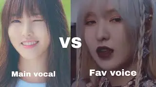 Main vocalists VS my favorite voice in each kpop girl groups