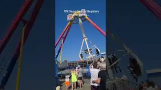 When the Ride Hits You Hard 😂 #funfair