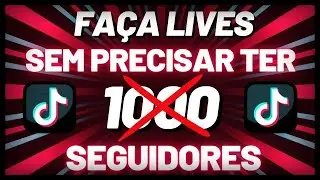 [Novo Método] Como FAZER LIVE no TIKTOK com MENOS de MIL SEGUIDORES - Atualizado 2024
