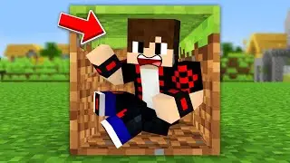 ماين كرافت : عشت 24 ساعة داخل بلوكة ديرت ولكن أنا عالق !!؟ 🔥😱