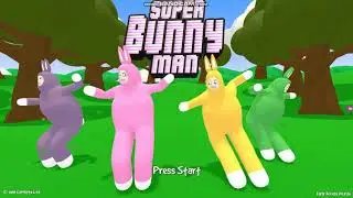 Граем в игру Super Bunny Man.