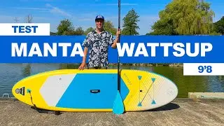 Test paddle WATTSUP MANTA 9'8 disponible chez DECATHLON