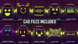 TrapWix Music Visualizer Pack After Effects Template