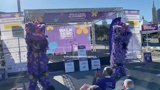 Lion Dance Performance at 2024 Walk to End Alzheimer's || San Francisco LionDanceME