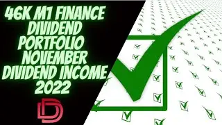 My M1 Finance Dividend Stock Portfolio Dividend Income for November 2022