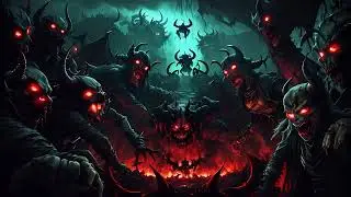 Free Stock Videos - AI animation - depths of hell with demons and rotten people
