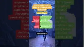 Discover the Best AI Tools to Enhance Your Workflow!!!