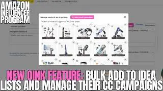 New OINK Feature: Bulk Add to Idea Lists and Manage their CC Campaigns 