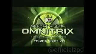 Ben 10 Secret of the Omnitrix Promo Trailer Cartoon Network Original 2007