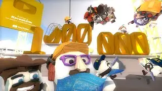 ОТМЕЧАЕМ 1000000 с ПОДПИСЧИКАМИ в ЧИКЕН ГАН! CHICKEN GUN