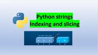 Python string indexing and slicing