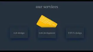 card hover effect using html & CSS | design our services section